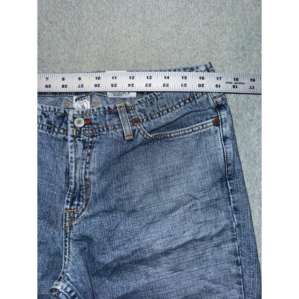 Lucky Brand Dungarees by Gene Montesano Denim Wonder Jean Vintage USA Size 34 - Picture 8 of 11